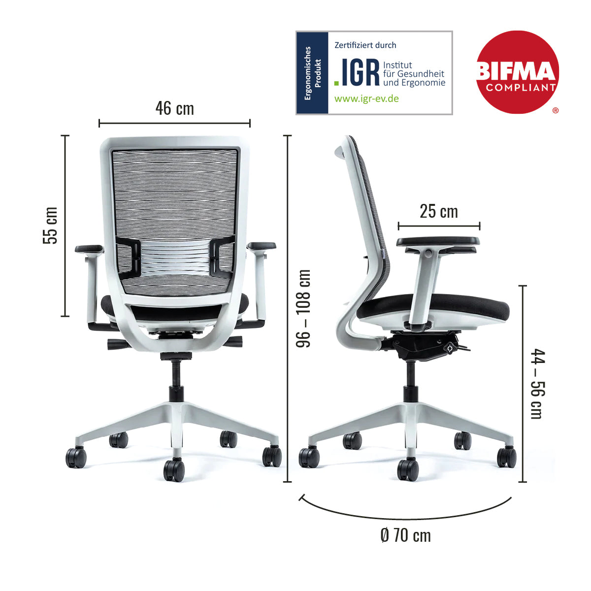 Chair Classic for Office and Home Office | Yaasa