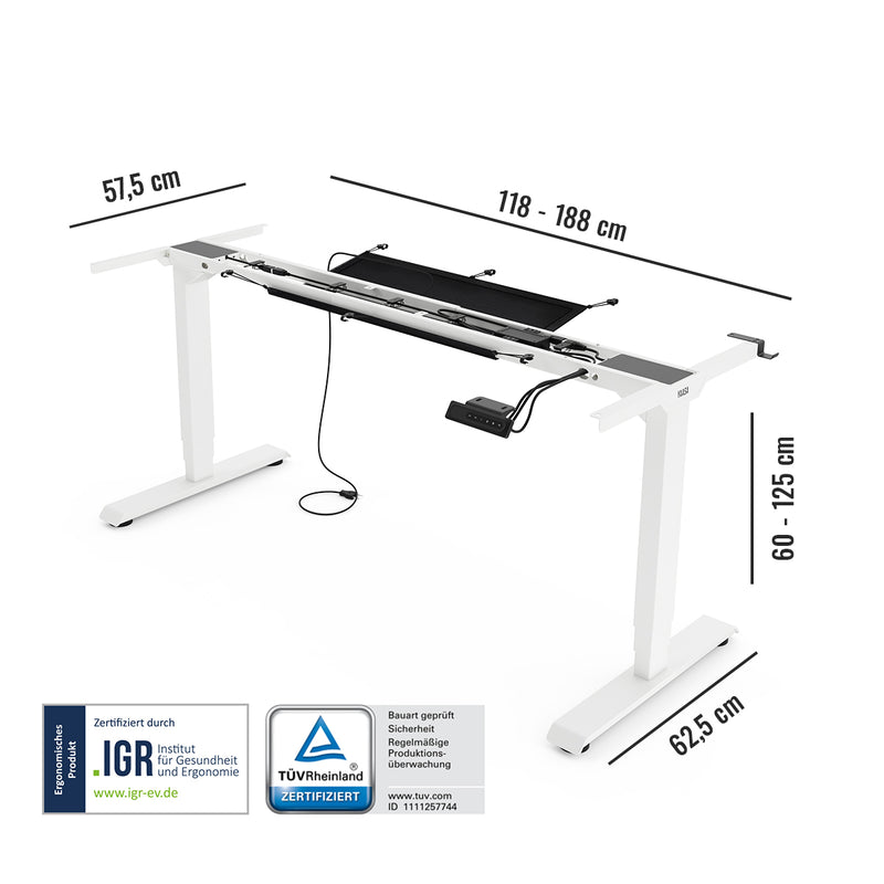 Frame Essential - Height-adjustable table frame