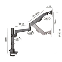 Monitorhalterung<br> Monitor Arm - "Der Bewegliche"