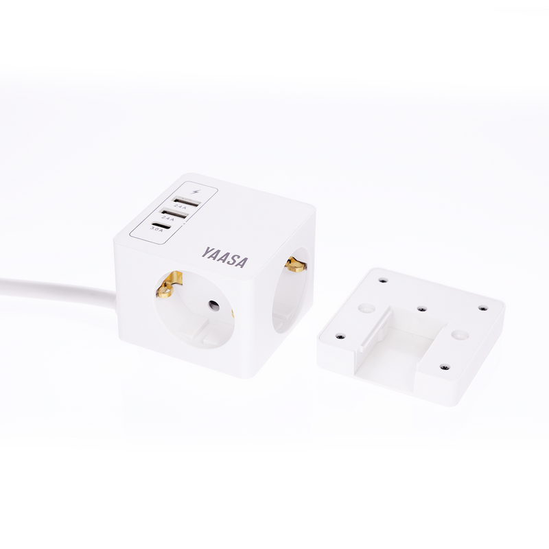 Power Hub - Socket cube with USB-A / USB-C