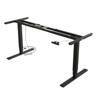 Das elektrisch höhenverstellbare Tischgestell Desk Frame in Schwarz.