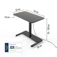 Stehpult elektrisch höhenverstellbar - Desk One - "Der Flexible"