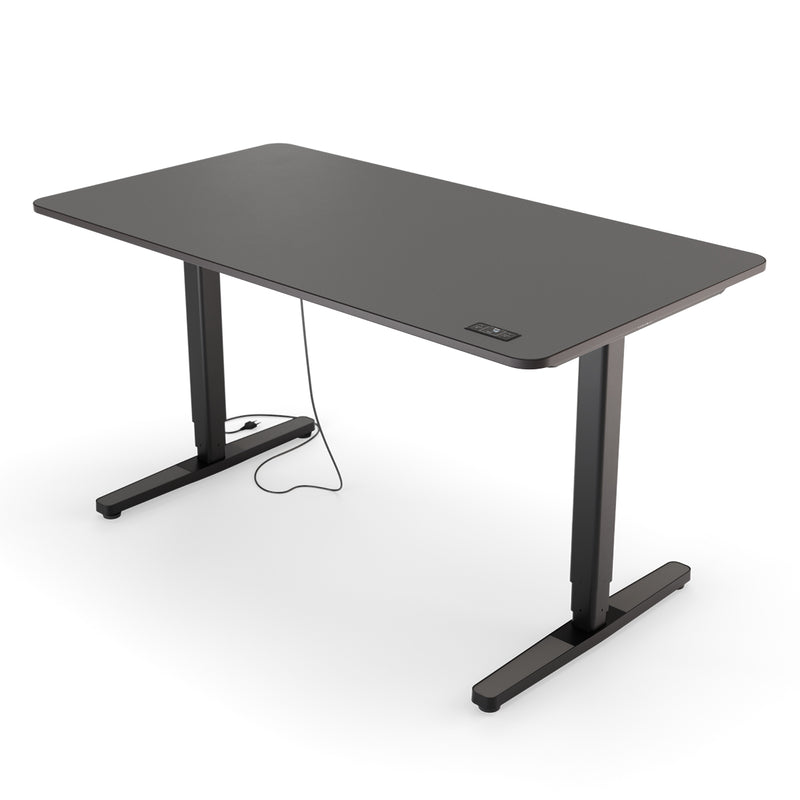 Desk Pro 2 von Yaasa in der Farbe Dunkelgrau/Schwarz und Größe 139 x 75 cm.