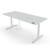 Yaasa Desk Pro 2 in der Größe 180 x 80 cm und Farbe Offwhite.